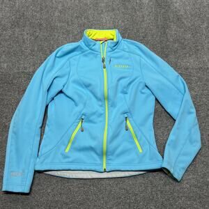 Klim Whistler Jacket Womens Medium Blue Windstopper Softshell Full Zip Lined